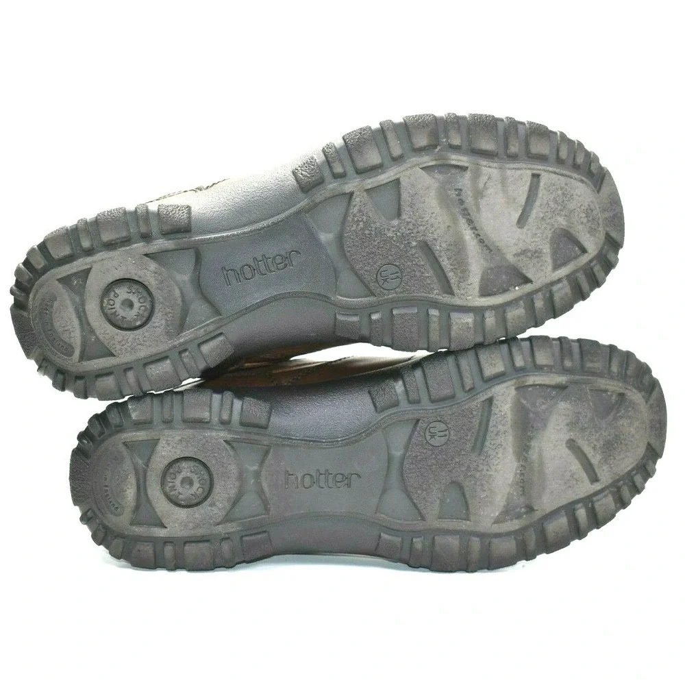 Hotter Thor Men's Brown Gore-Tex Casual Comfort Leather‎ Shoes Size US 12